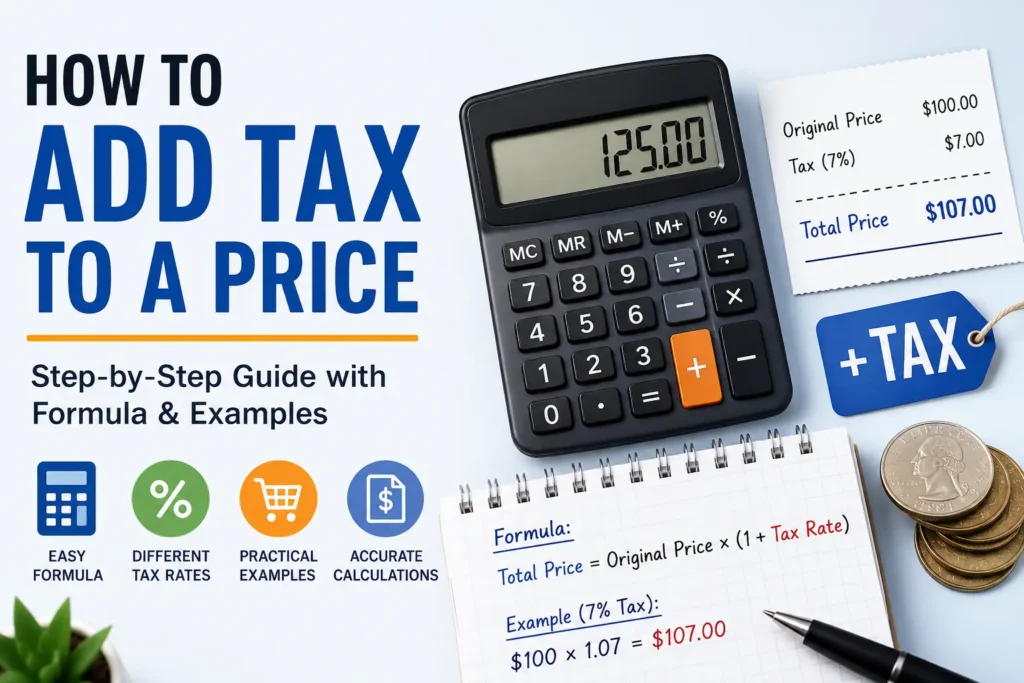 How to Add Tax to a Price