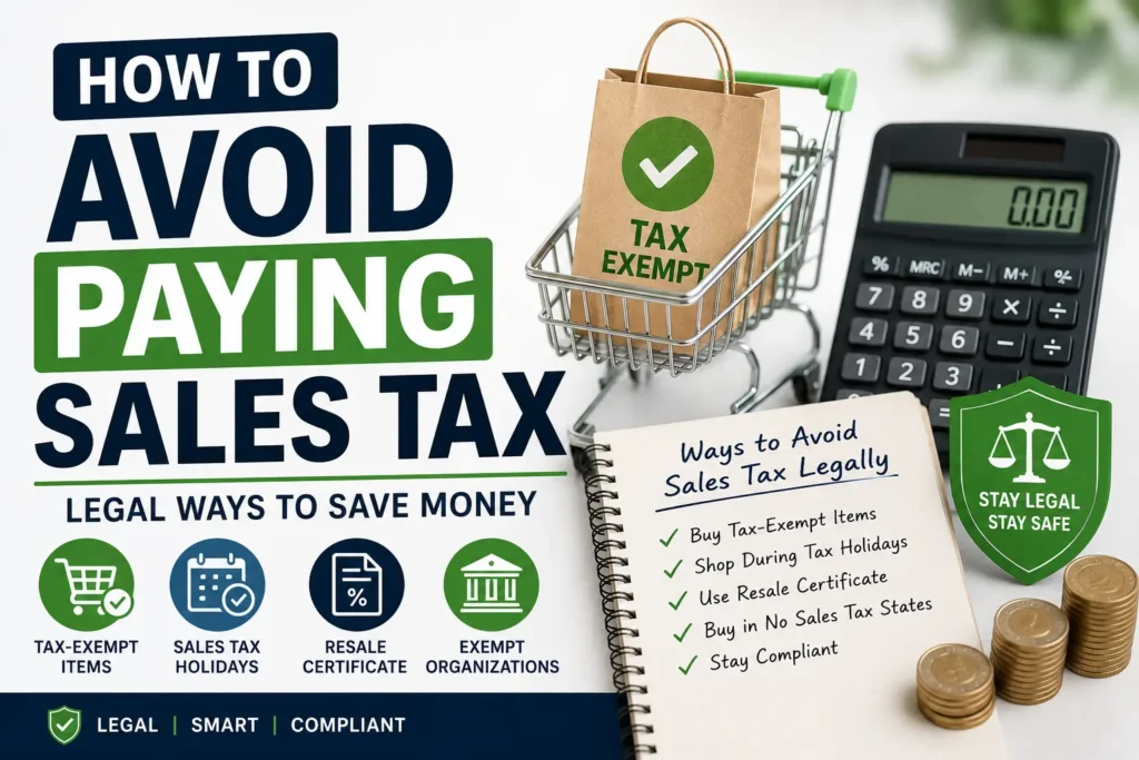How to Avoid Paying Sales Tax