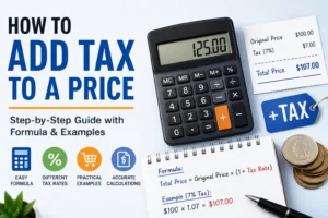 How to Add Tax to a Price