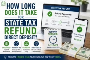 How Long Does It Take for State Tax Refund Direct Deposit? Timeline, Processing Time, and Refund Status Guide